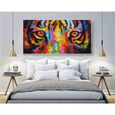 Painting by Numbers Tiger Eyes Modern Animal Art